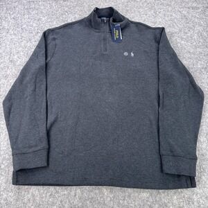 Polo Ralph Lauren Sweater Mens XL Grey Half Zip Pullover Pony Logo Classic